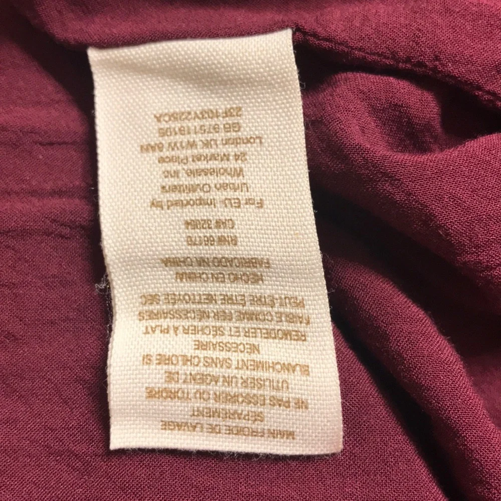 Free People Maroon Sleeveless Dress - Picture 10 of 12
